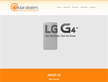 Tablet Screenshot of cellular-dealers.com